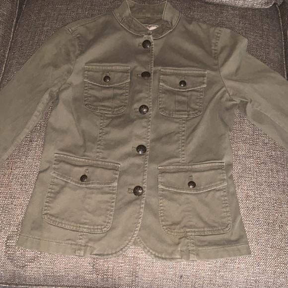 Gently Loved Military Style Coat by Banana Republic - Picture 5 of 12